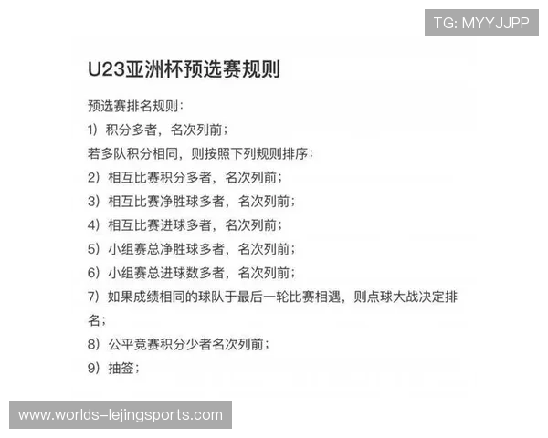 积分榜同分细化排名规则强调公平竞赛积分作为关键评价指标 积分榜同分细化排名规则强调公平竞赛积分作为关键评价指标